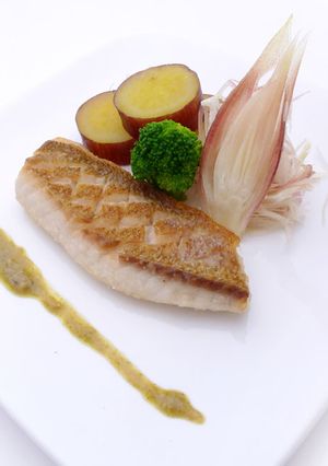 鳴門鯛グリル ゆずこしょうソース-レシピのメイン写真
