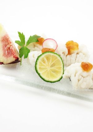 徳島県産ハモ 寒天ゆずぽん酢のせ-レシピのメイン写真