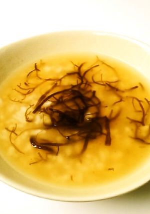 ☺三杯酢のもずく酢で簡単♪もずく雑炊☺-レシピのメイン写真