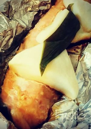 甘味噌♡鮭とはんぺんのホイル焼き-レシピのメイン写真