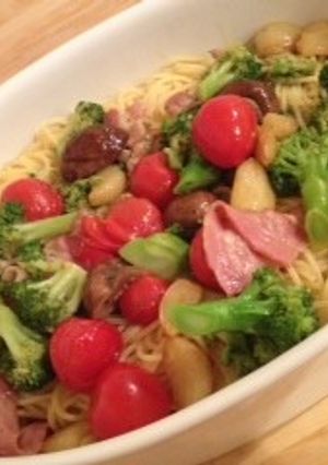 アヒージョのパスタ♬-レシピのメイン写真