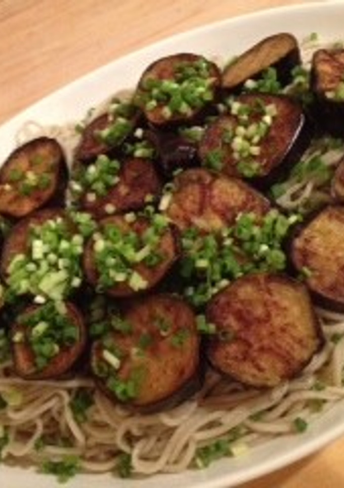 茄子の素揚げのせ蕎麦♬-レシピのメイン写真