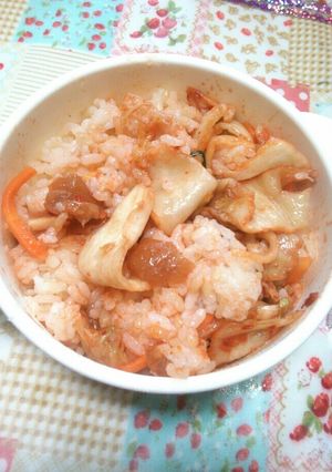キムチ梅ご飯-レシピのメイン写真
