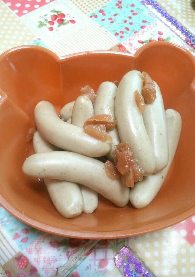 梅ウインナー和え-レシピのメイン写真