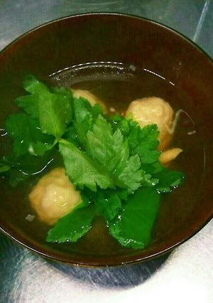 マグロ漁師流絶品簡単松茸と鱧団子吸い物-レシピのメイン写真