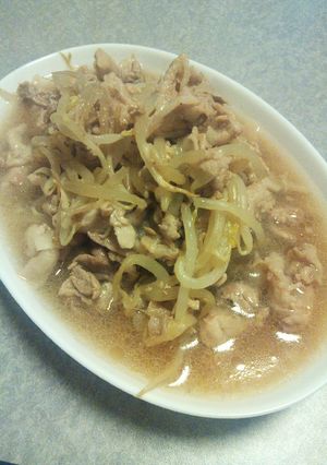 豚肉とモヤシのポン酢炒め-レシピのメイン写真