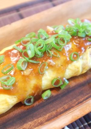 とん平焼き☆甘辛ガーリックソース-レシピのメイン写真
