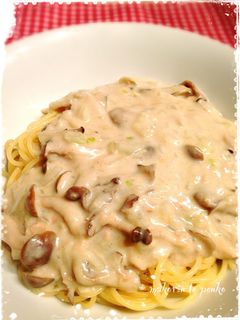 簡単!きのこたっぷりクリームパスタ-レシピのメイン写真