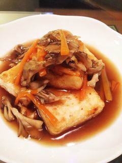 揚げ出し豆腐〜きのこあんかけ〜-レシピのメイン写真