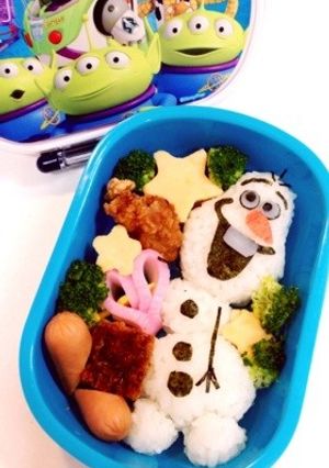 オラフ キャラ弁-レシピのメイン写真