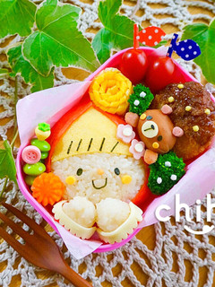 キャラ弁*赤ずきんちゃん♡-レシピのメイン写真