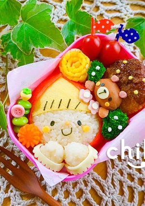 キャラ弁*赤ずきんちゃん♡-レシピのメイン写真