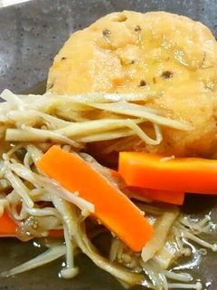 牛蒡とエノキ・がんもどきの煮物♪-レシピのメイン写真