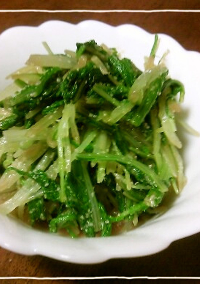 水菜の胡麻和え-レシピのメイン写真