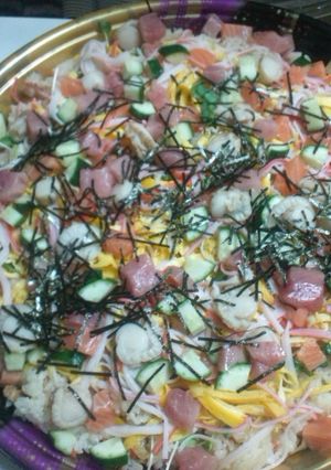 お祝いに♪バラ寿司-レシピのメイン写真