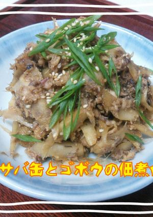サバ缶とゴボウの佃煮-レシピのメイン写真