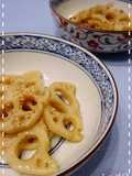 シャッキシャキっ～レンコンの甘みそ煮