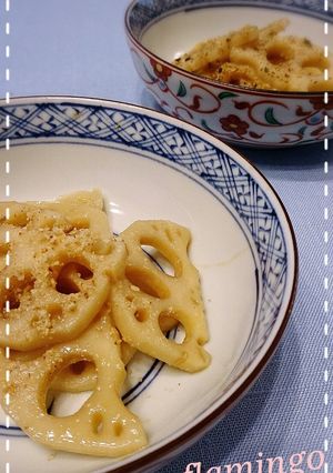 シャッキシャキっ～レンコンの甘みそ煮-レシピのメイン写真