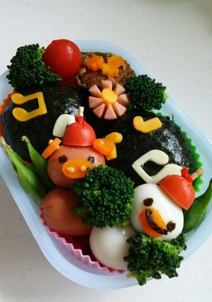 簡単でかわいい運動会がんばれ弁当‼-レシピのメイン写真
