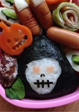 ドクロ ハロウィン キャラ弁-レシピのメイン写真