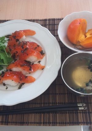 いくらとサーモン握り-レシピのメイン写真