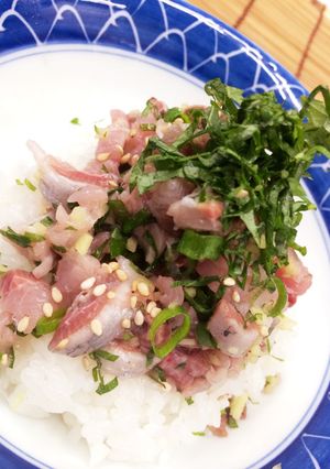 脂のりのり真イワシのタタキ丼-レシピのメイン写真