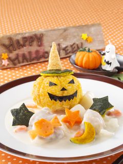 ハロウィーンパンプキンライスのシチュー-レシピのメイン写真