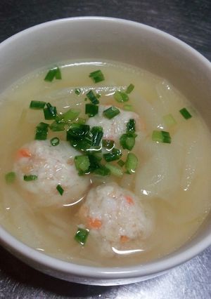生姜であったか♪鶏団子スープ-レシピのメイン写真