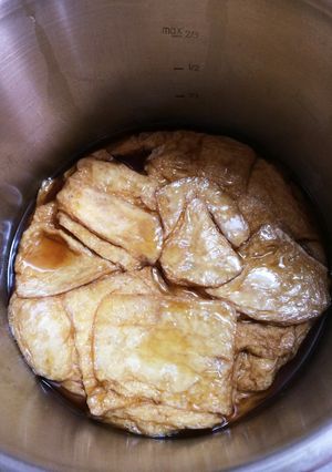 お稲荷さんの皮♡圧力鍋で(みりんなし)-レシピのメイン写真