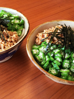 夏の定番☆ネバネバぶっかけ麺☆温でも-レシピのメイン写真