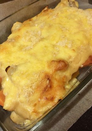 ヘルシーお豆腐ソースのグラタン-レシピのメイン写真