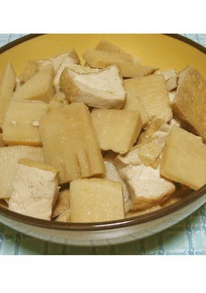 簡単♪厚揚げとタケノコの含め煮-レシピのメイン写真