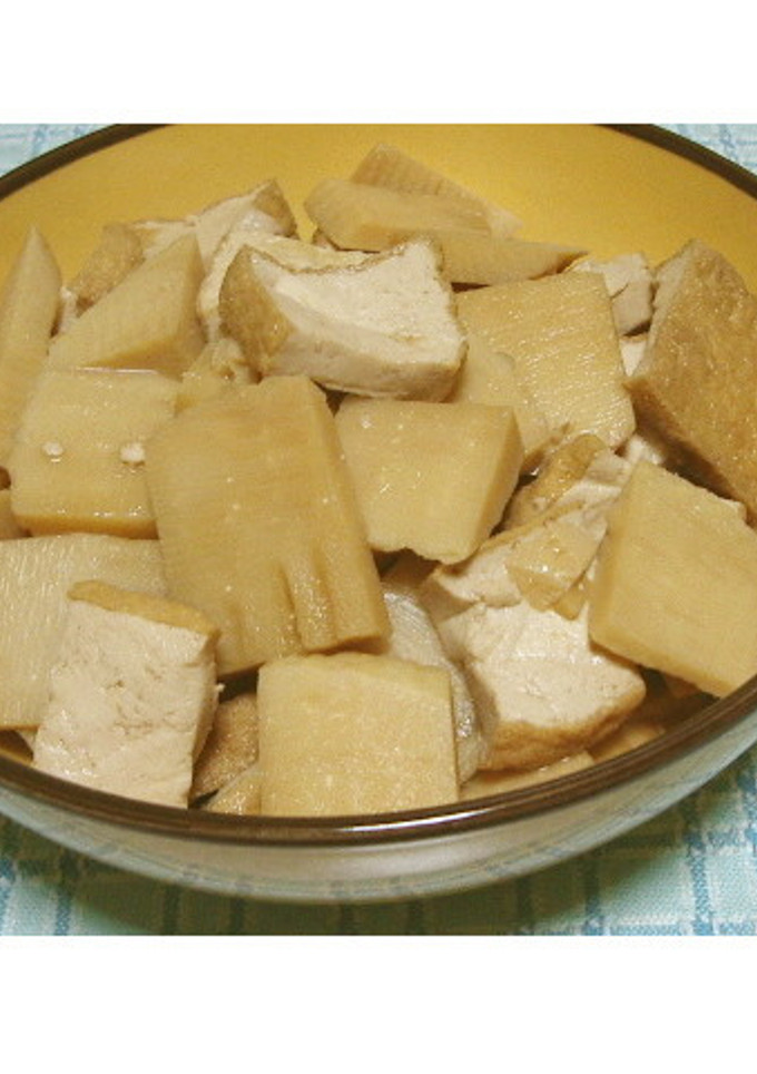 簡単♪厚揚げとタケノコの含め煮-レシピのメイン写真