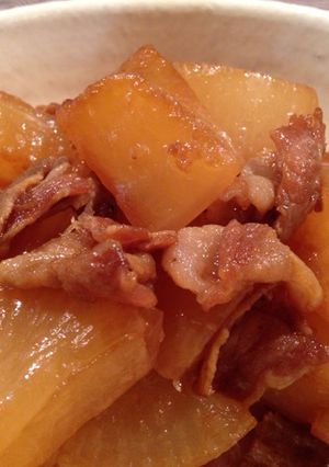大根と豚バラのこっくり煮-レシピのメイン写真