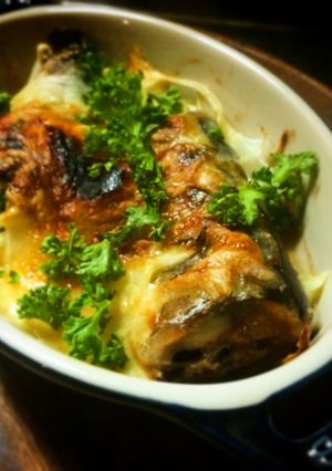 さんま（鰯）生姜煮を洋風に、リメイク！-レシピのメイン写真