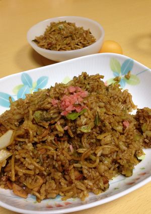 鰹節が決め手！10分で簡単そばめし-レシピのメイン写真