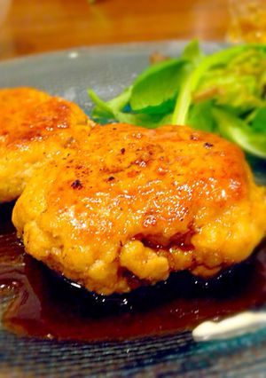 生姜風味のふわふわ豆腐ハンバーグ-レシピのメイン写真
