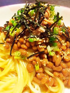 納豆スパゲティー-レシピのメイン写真