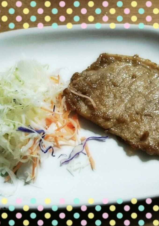 簡単！豚生姜焼き♪子供も食べやすい♪-レシピのメイン写真
