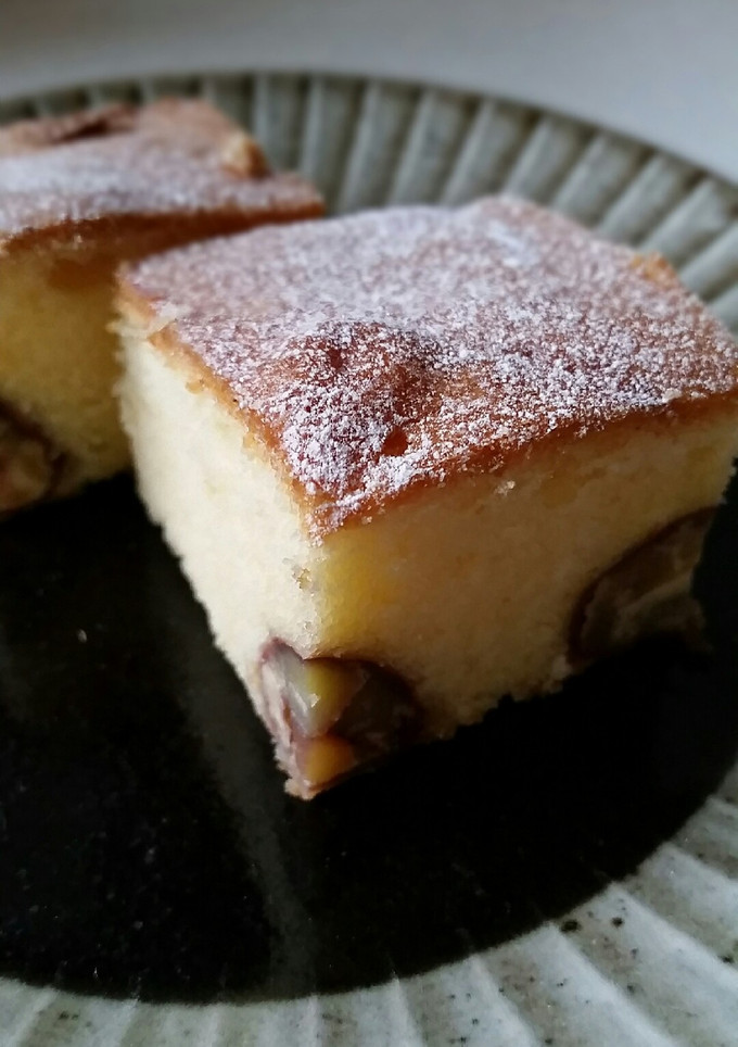 栗の渋皮煮のバターケーキ-レシピのメイン写真