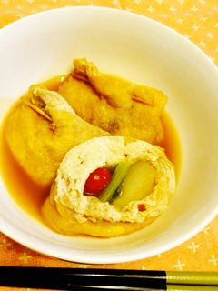 おでん種に~プチトマト玉ねぎとお餅の巾着-レシピのメイン写真