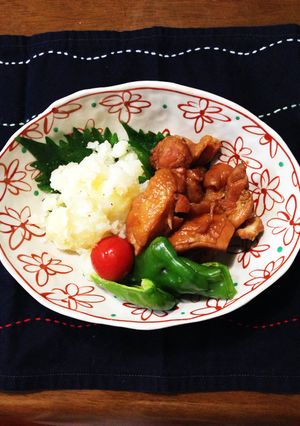 秘伝 鶏もも肉の甘辛煮！材料３つ 簡単！-レシピのメイン写真