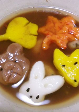 子どもと作ろう☆紅葉狩りぜんざい-レシピのメイン写真