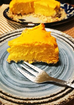 かぼちゃ入り、美味しいチーズケーキ-レシピのメイン写真
