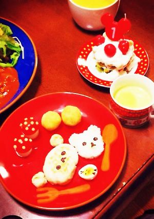 卵砂糖牛乳不使用！1歳バースデーケーキ＊-レシピのメイン写真