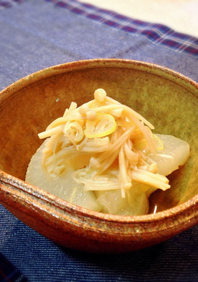 節約レシピ！干しえのきと大根のあっさり煮-レシピのメイン写真