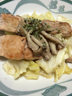 秋鮭でやさいの蒸し煮-レシピのメイン写真