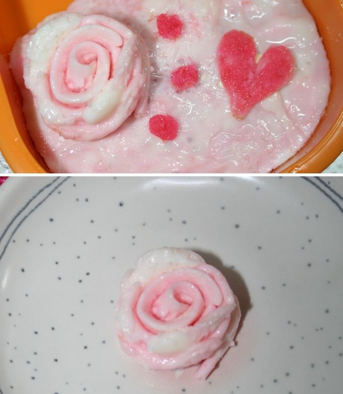 お弁当にも♡卵白消費でピンクのバラ-レシピのメイン写真
