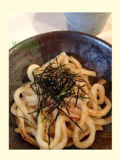 うどんのカリカリ揚げ焼き☆甘辛和え-レシピのメイン写真