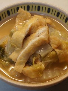 白菜と油揚げの煮物-レシピのメイン写真